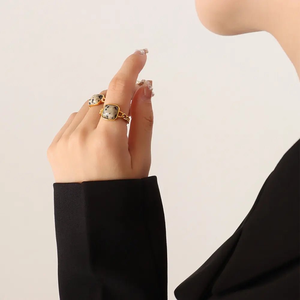 Raw Gemstone Ring - Eco4life Clothing and Accessories