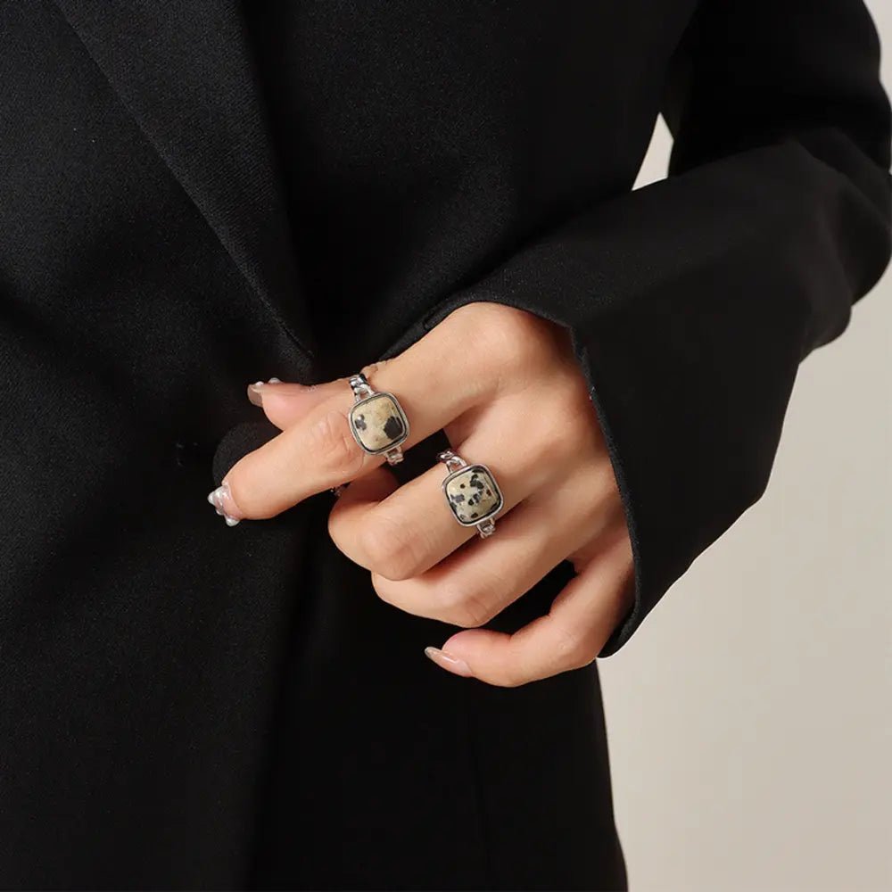 Raw Gemstone Ring - Eco4life Clothing and Accessories