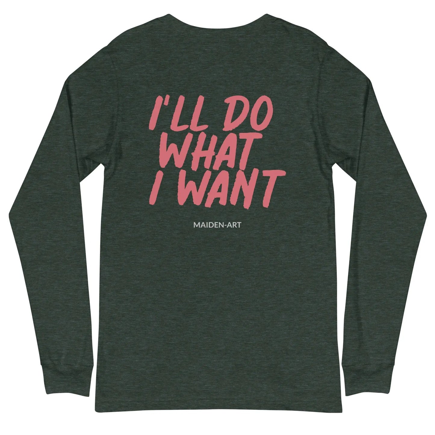 Rebel Girl Unisex Long Sleeve Tee with EMBROIDERY - Eco4life Clothing and Accessories