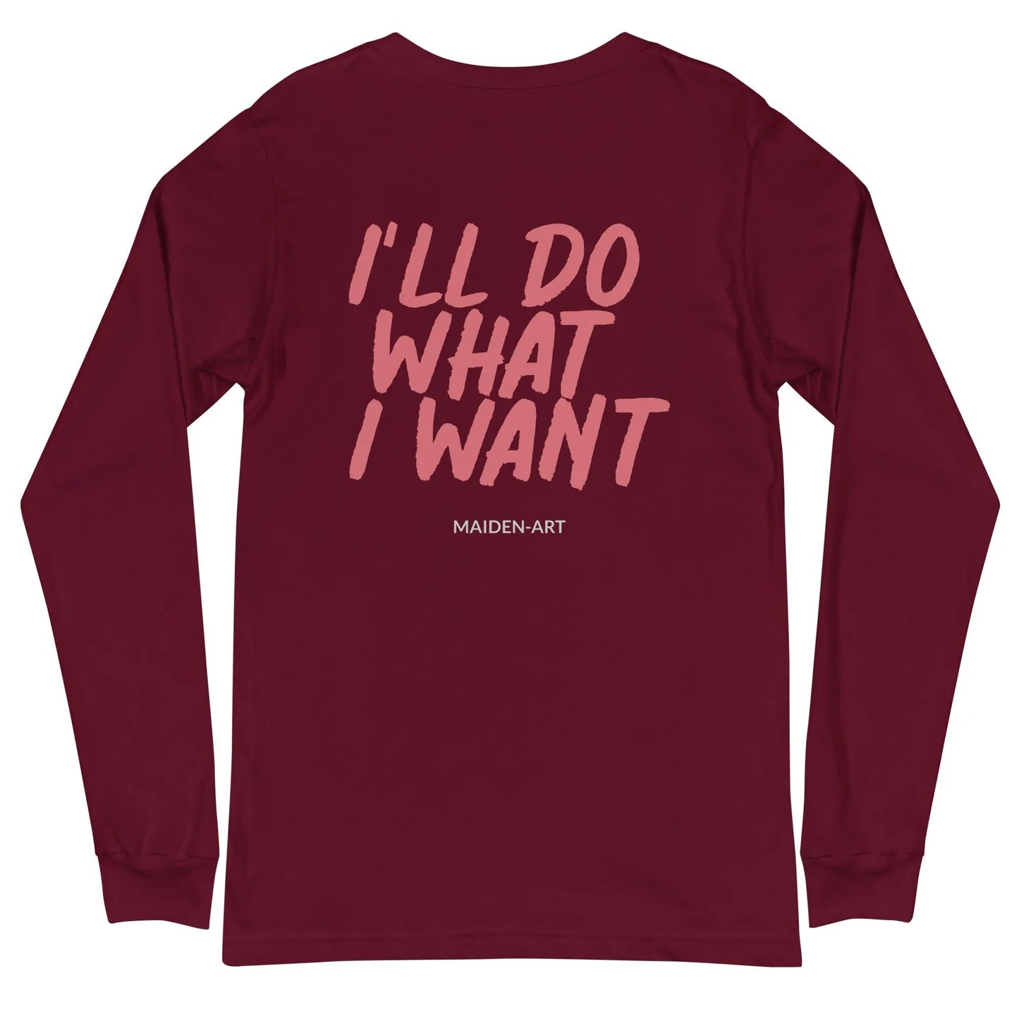 Rebel Girl Unisex Long Sleeve Tee with EMBROIDERY - Eco4life Clothing and Accessories