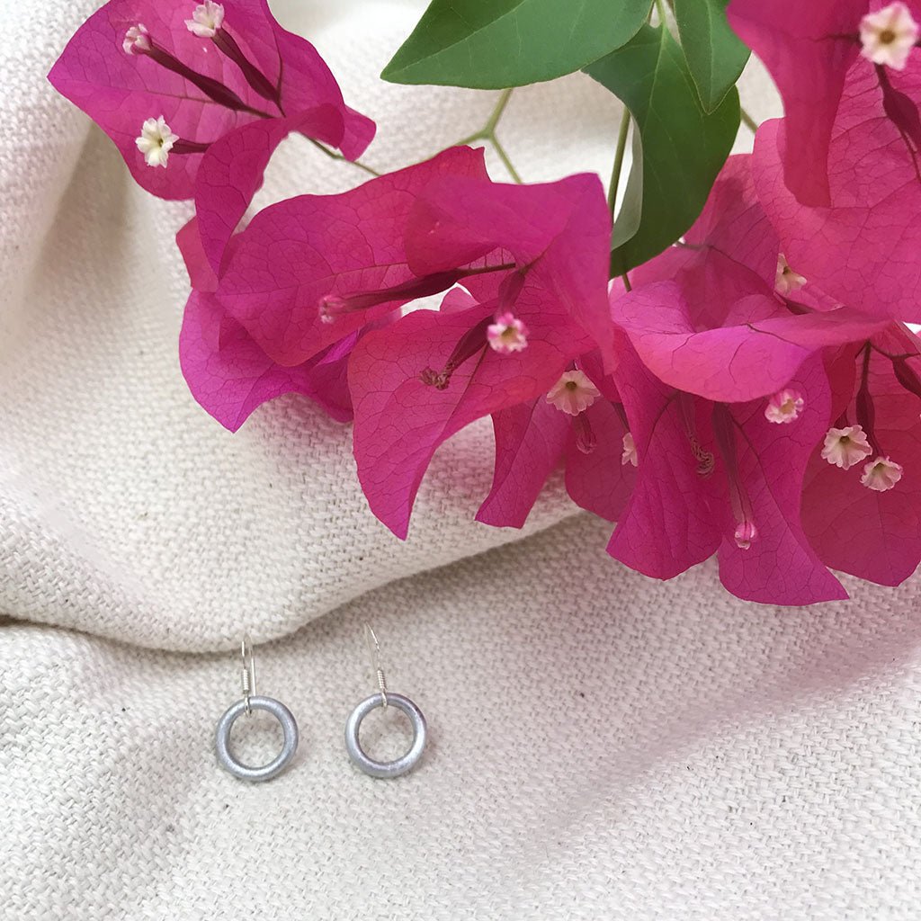 Recycled Bomb Circle Earrings - Eco4life Clothing and Accessories