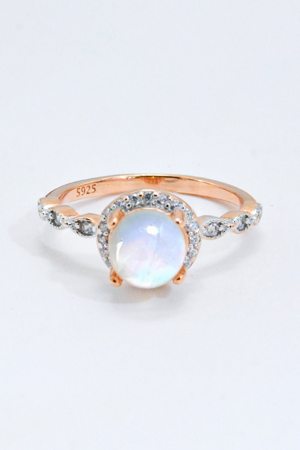 Round Moonstone Ring - Eco4life Clothing and Accessories