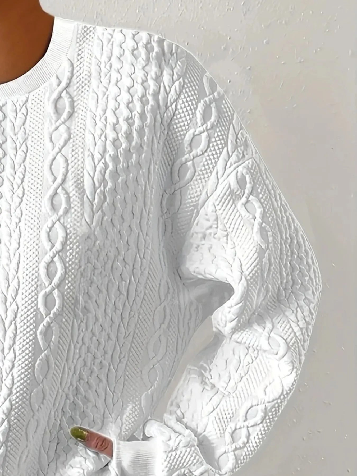 Round Neck Long Sleeve Sweatshirt - Eco4life Clothing and Accessories