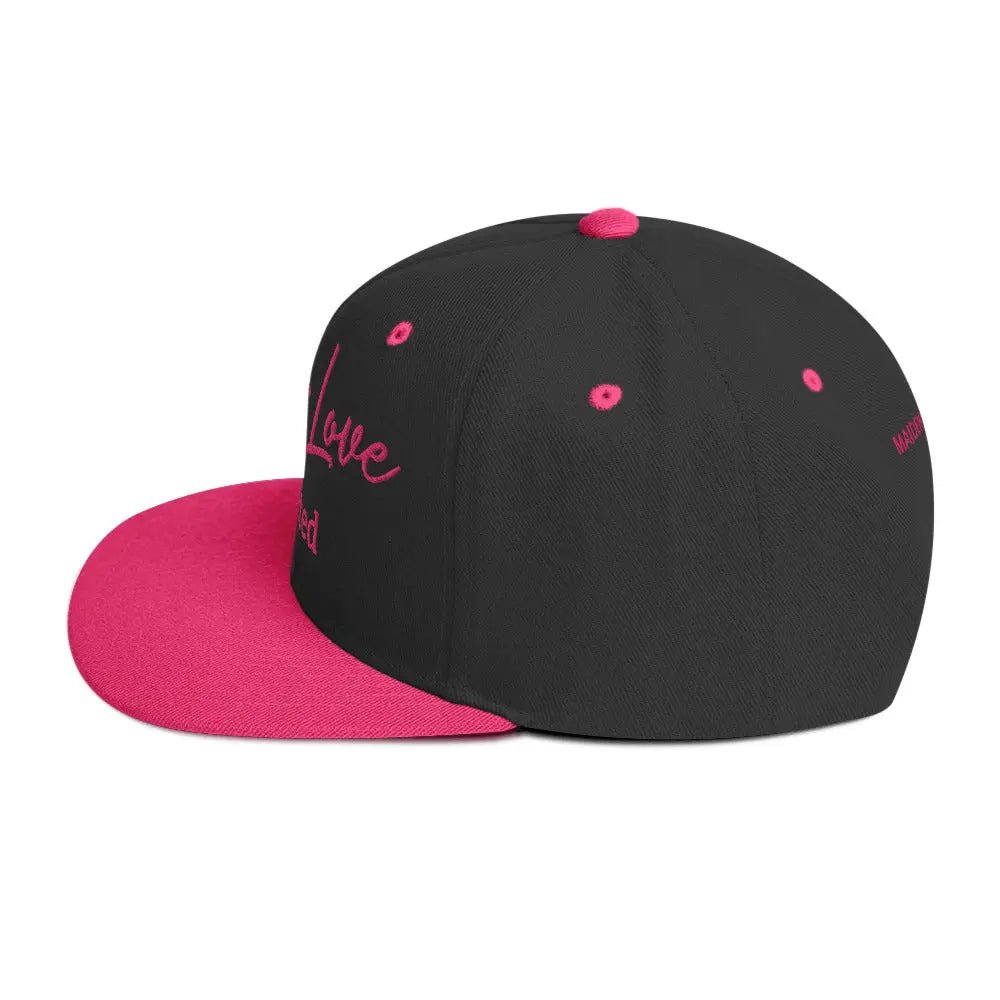 Self Love Addicted Snapback Hat with Embroidery - Eco4life Clothing and Accessories