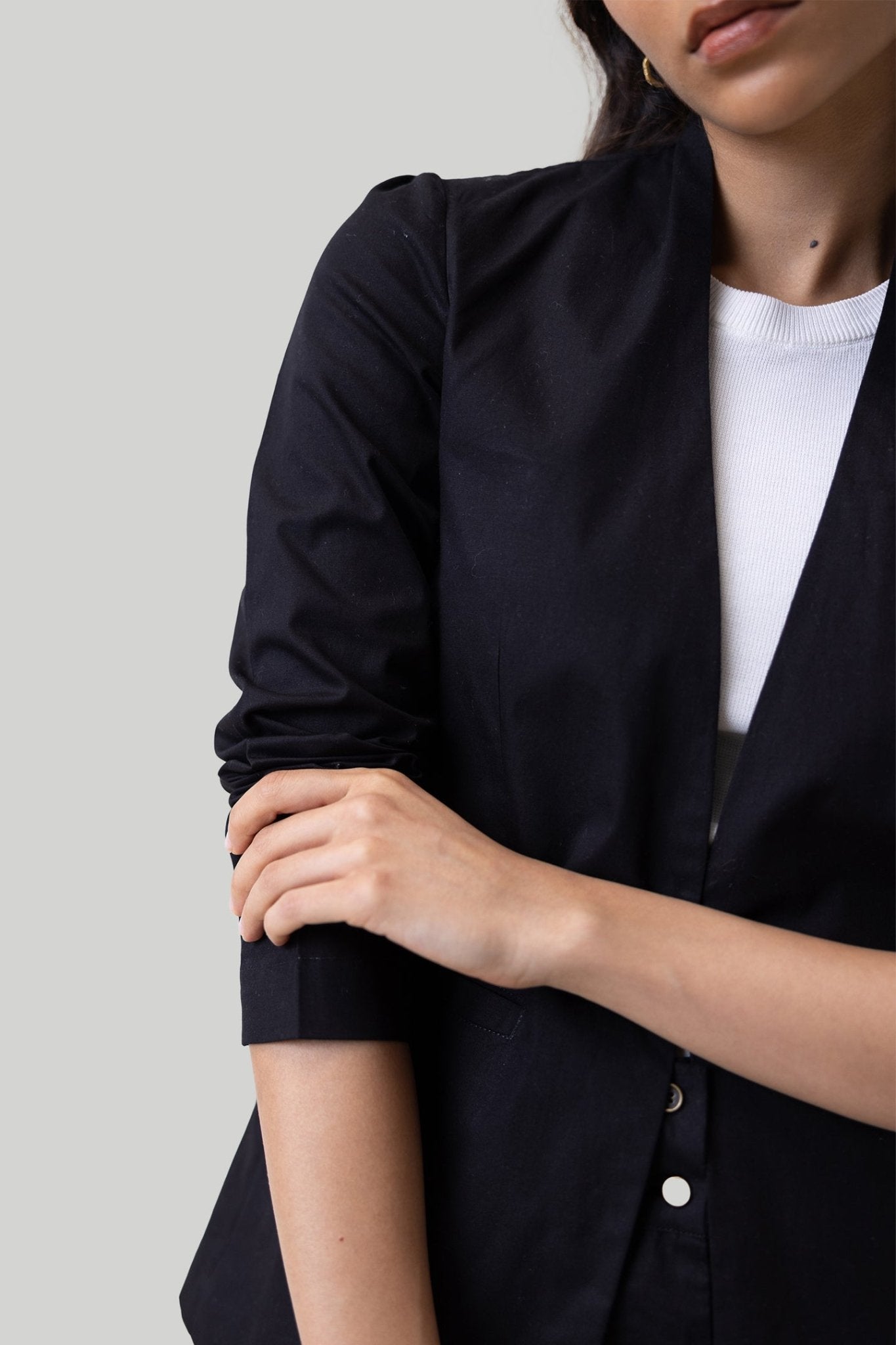 Summer Heat Blazer in Black - Eco4life Clothing and Accessories