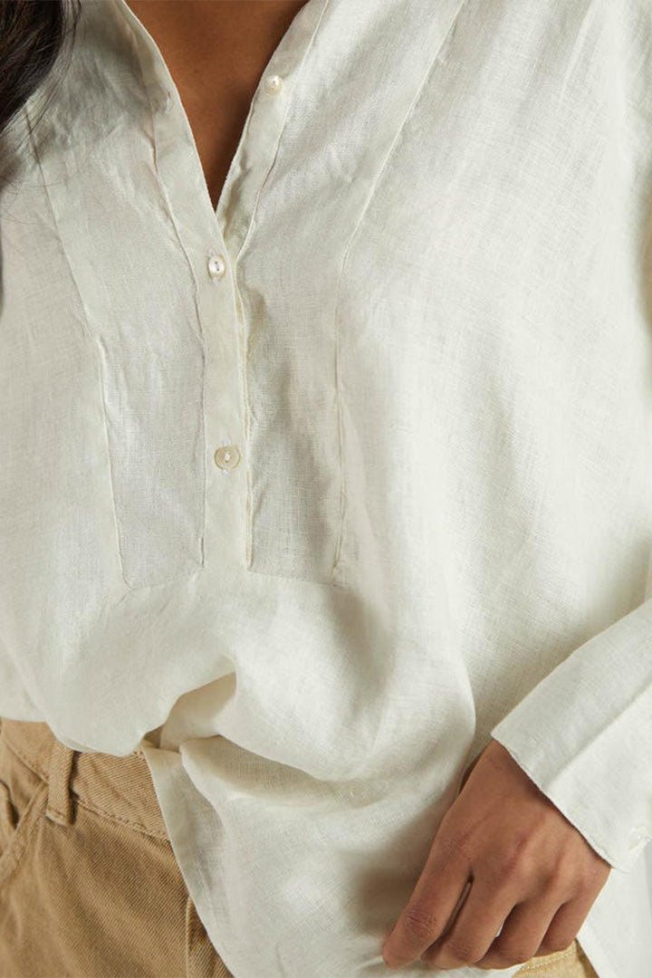 Summer Shirt in Off - white - Eco4life Clothing and Accessories