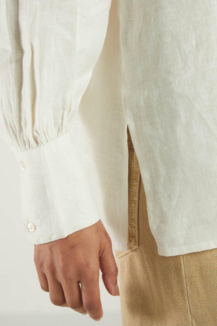 Summer Shirt in Off - white - Eco4life Clothing and Accessories