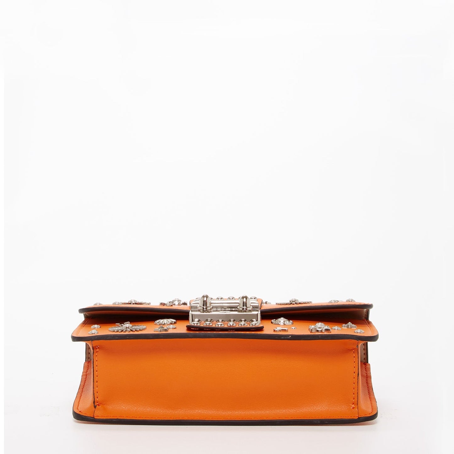 SUSU Studded Small Leather Crossbody Bag Orange Purse Cute Handbag Women's Handbag - Eco4life Clothing and Accessories