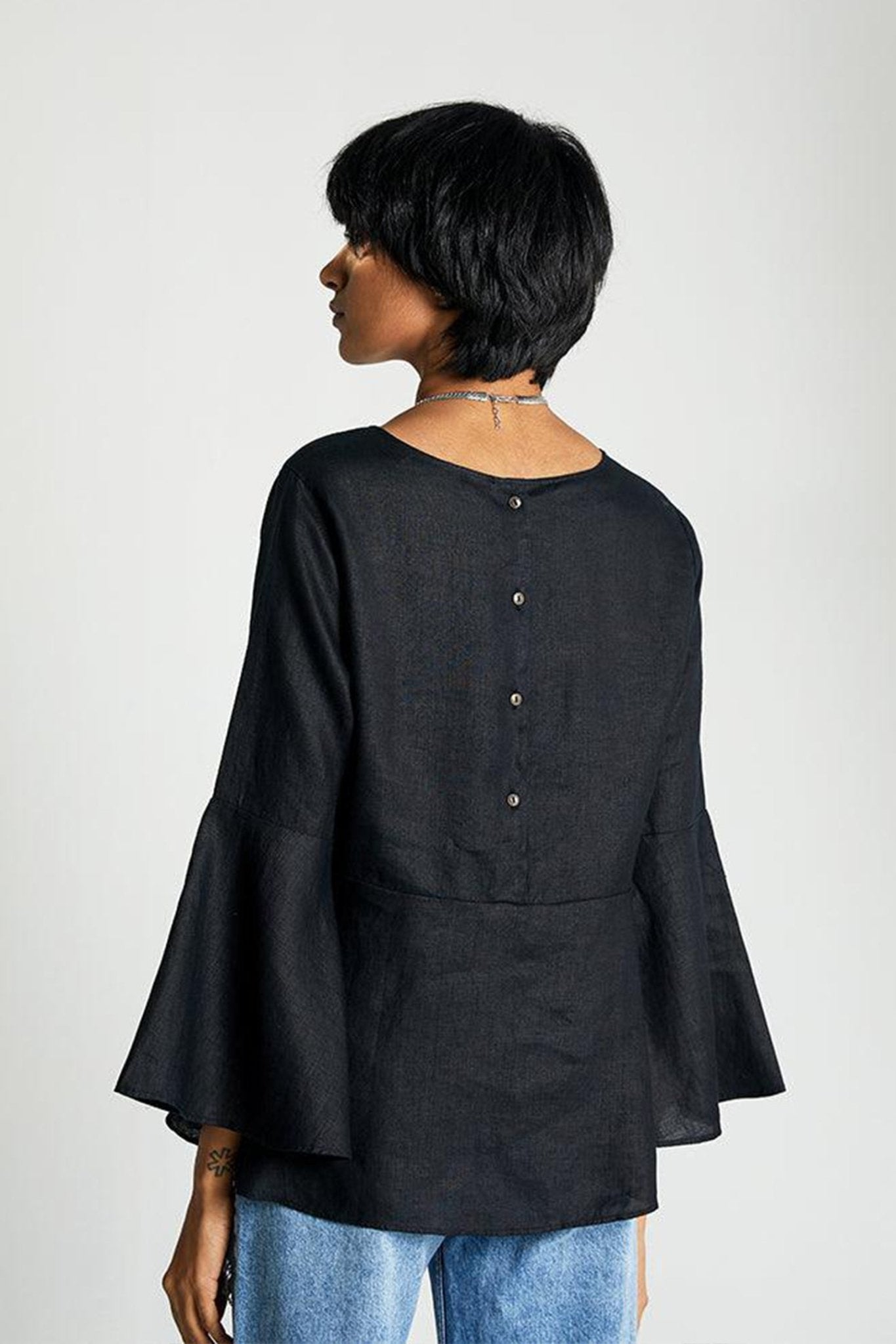 The Button Back Shirt - Eco4life Clothing and Accessories