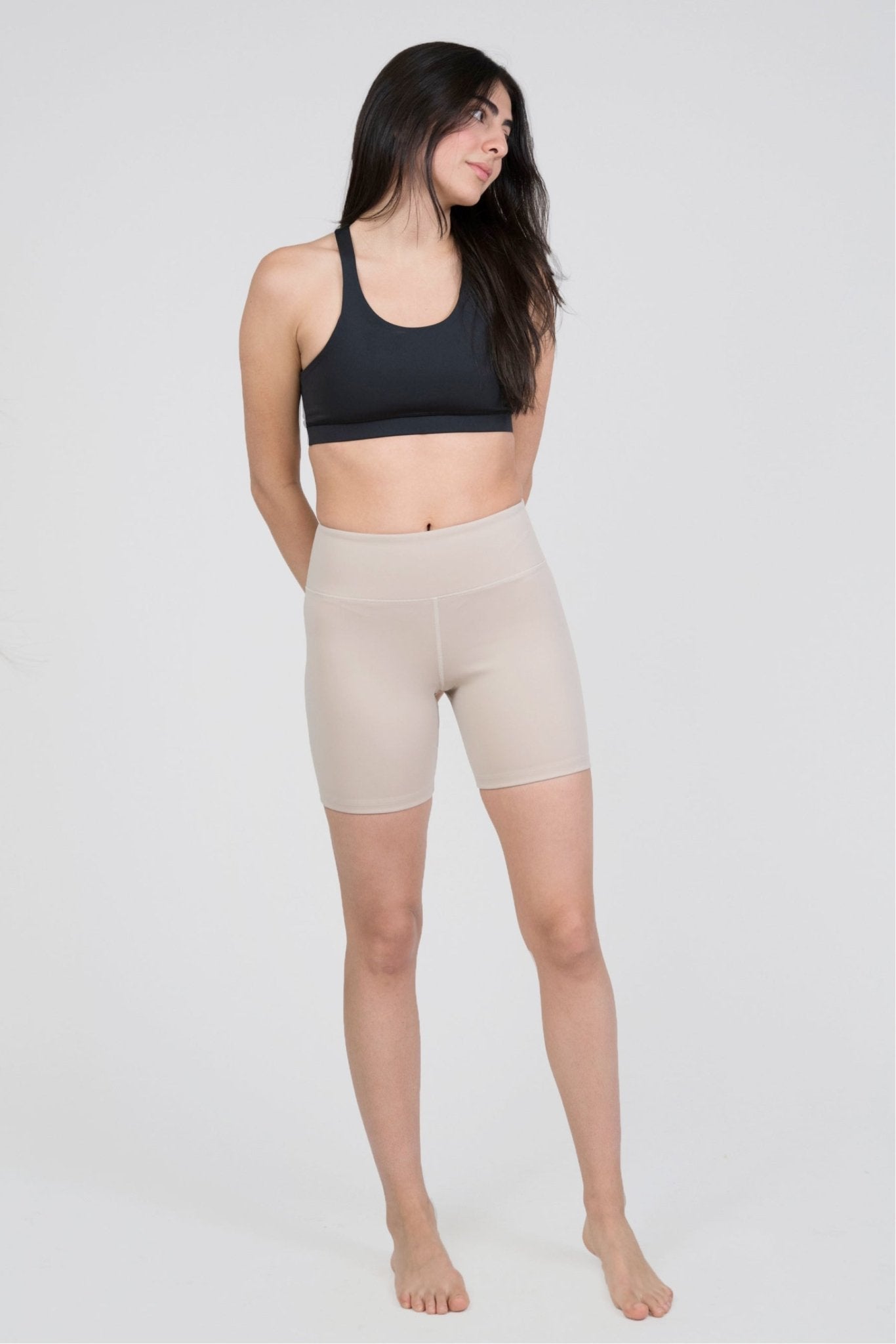 the high - waist biker short - Eco4life Clothing and Accessories