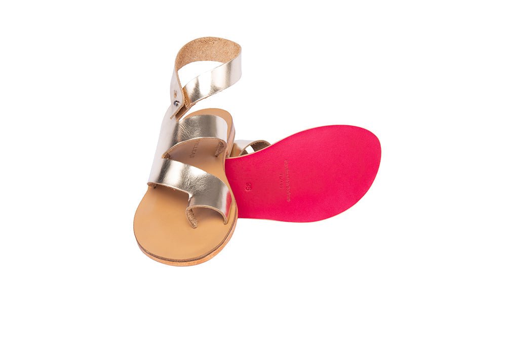 Vera Sandal - Gold - Eco4life Clothing and Accessories