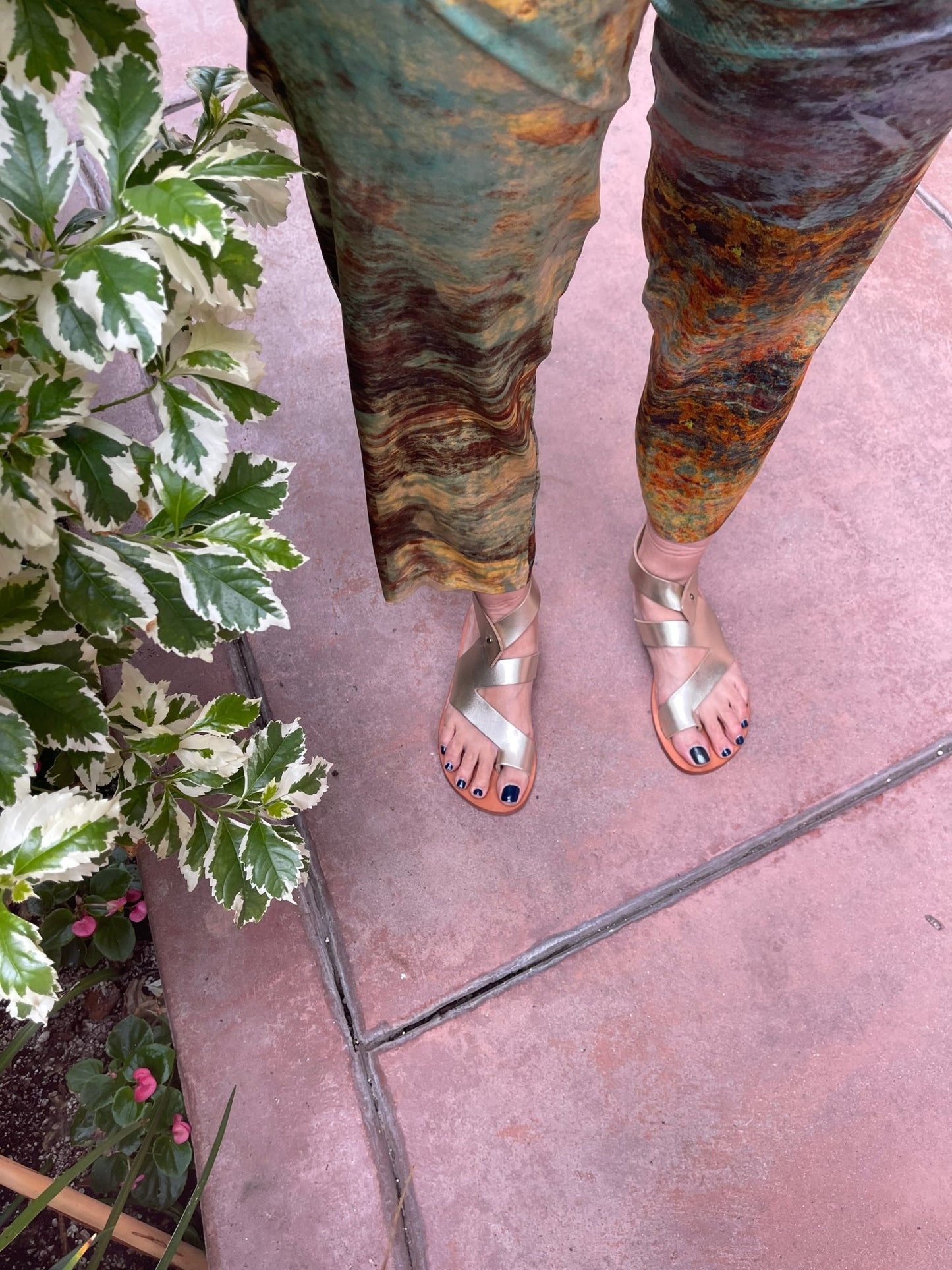 Vera Sandal - Gold - Eco4life Clothing and Accessories