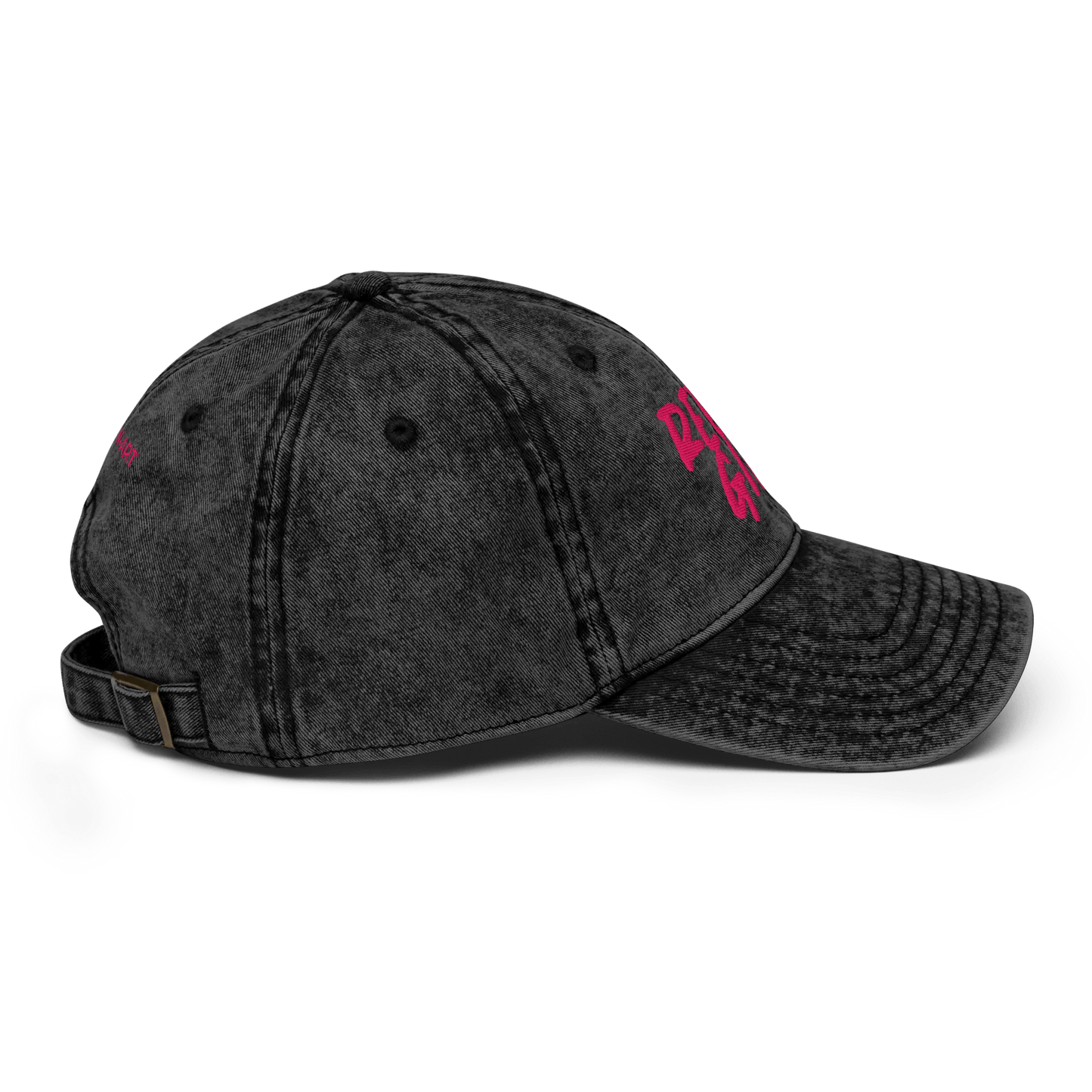 Vintage Cap REBEL GIRL Vintage Cotton Twill Cap - Eco4life Clothing and Accessories