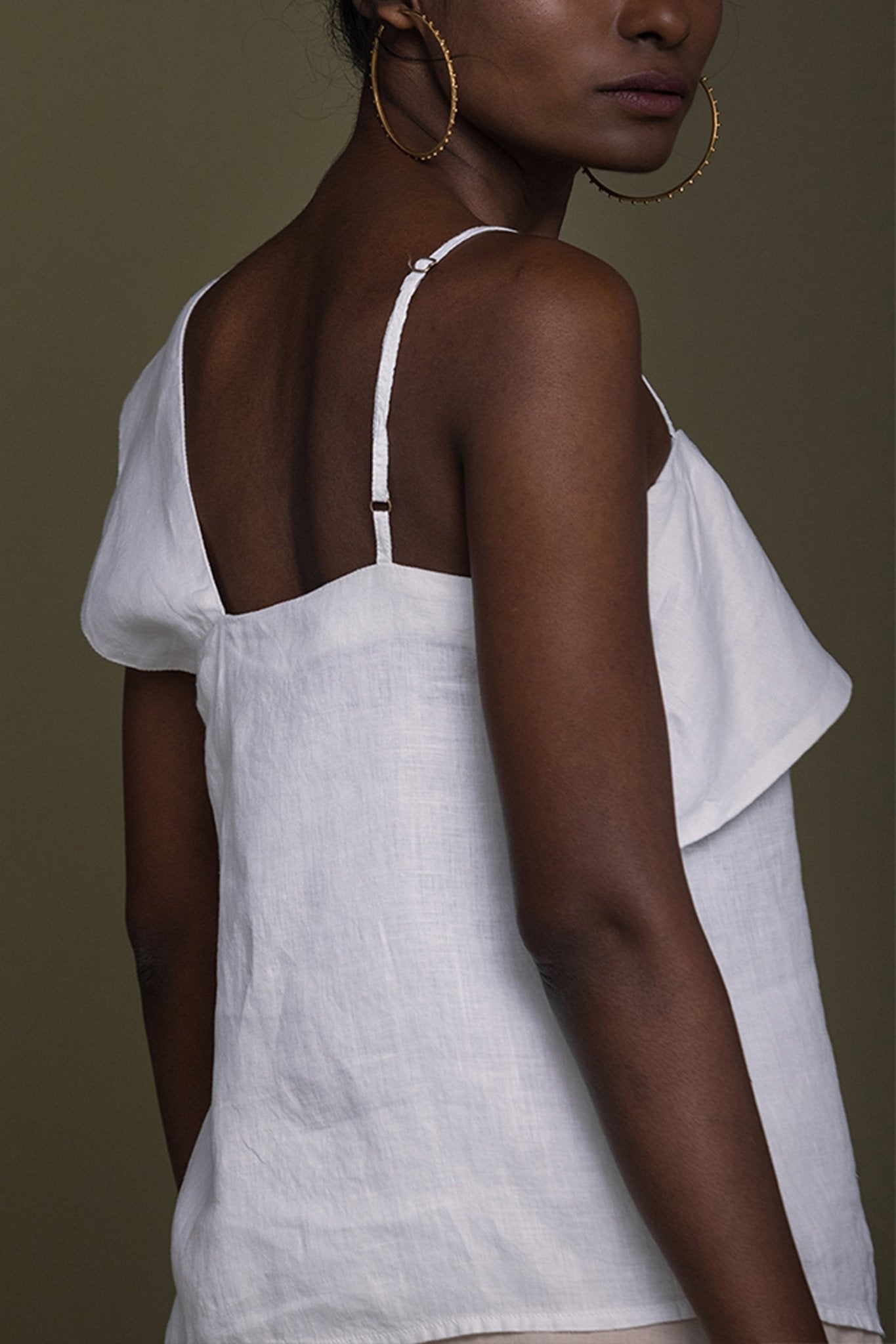 Wandering Wave Shirt in White - Eco4life Clothing and Accessories