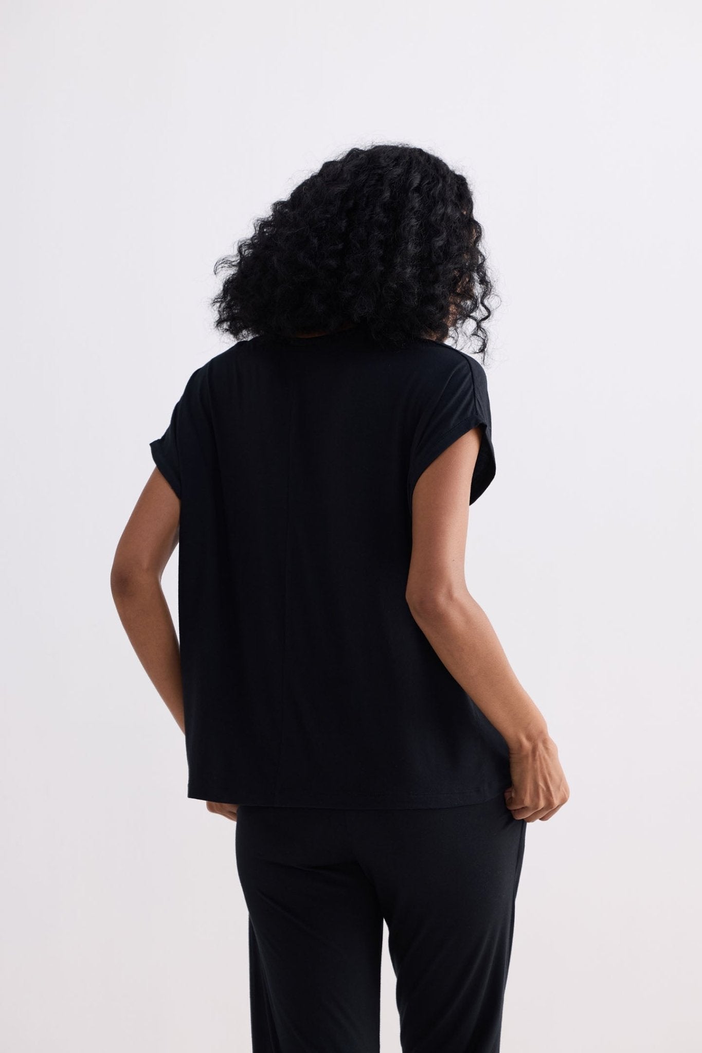 Wide Leg Pant in Black - Eco4life Clothing and Accessories