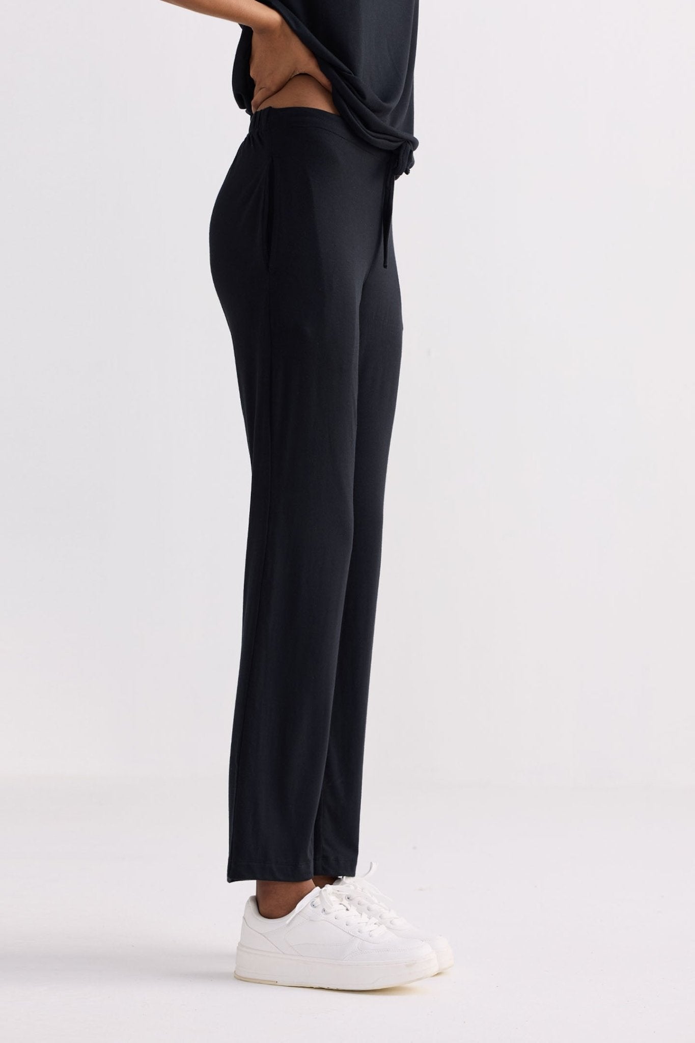 Wide Leg Pant in Black - Eco4life Clothing and Accessories