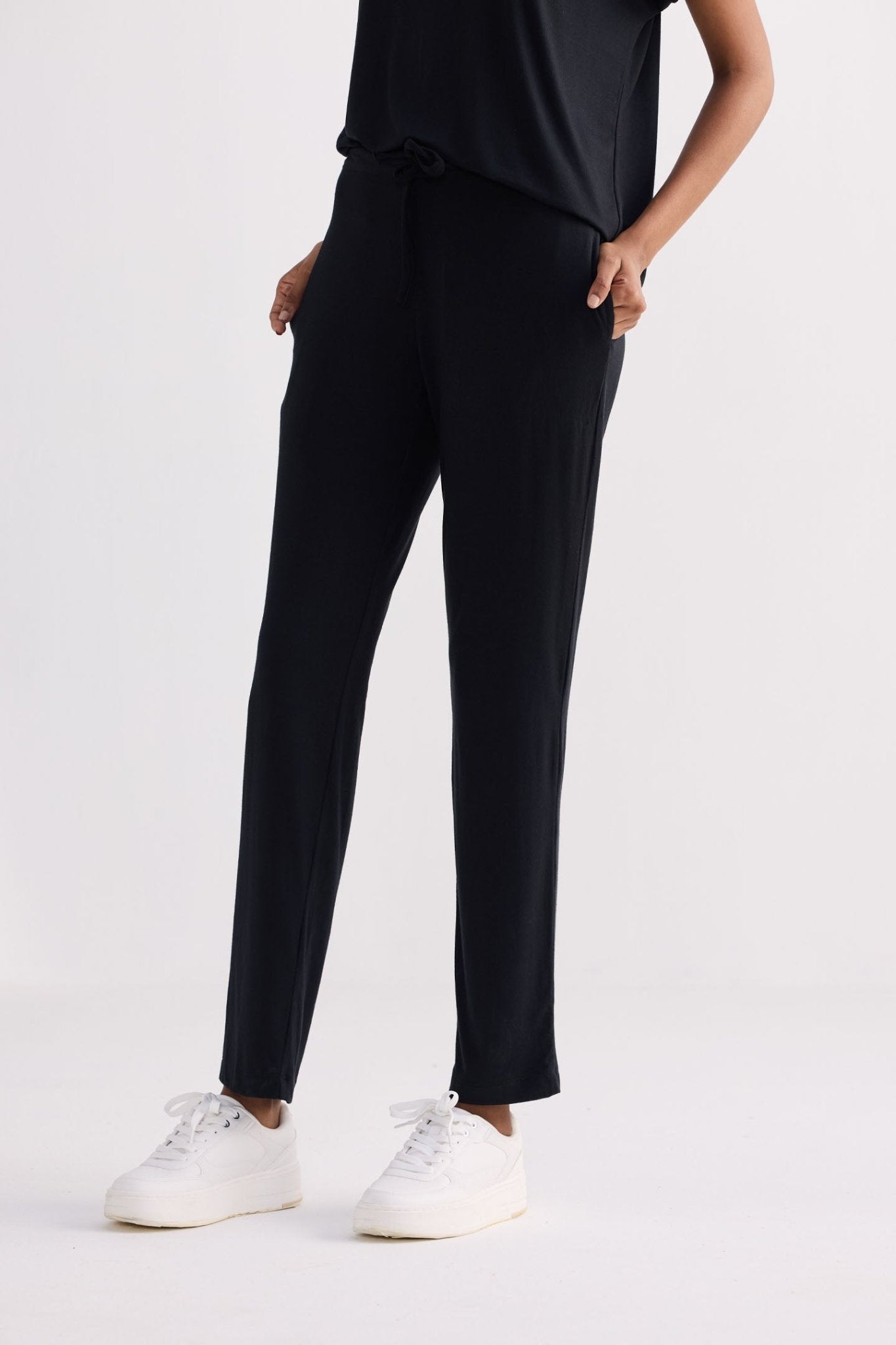 Wide Leg Pant in Black - Eco4life Clothing and Accessories