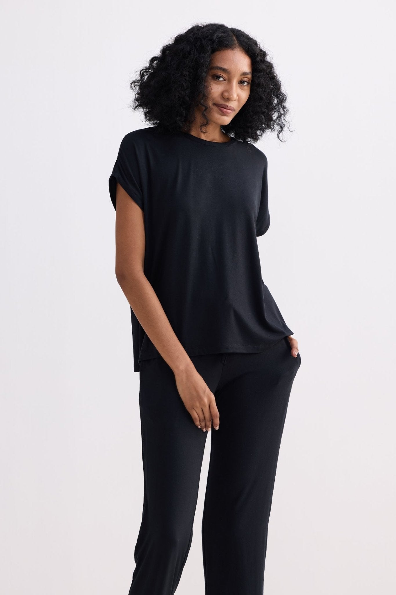 Wide Leg Pant in Black - Eco4life Clothing and Accessories