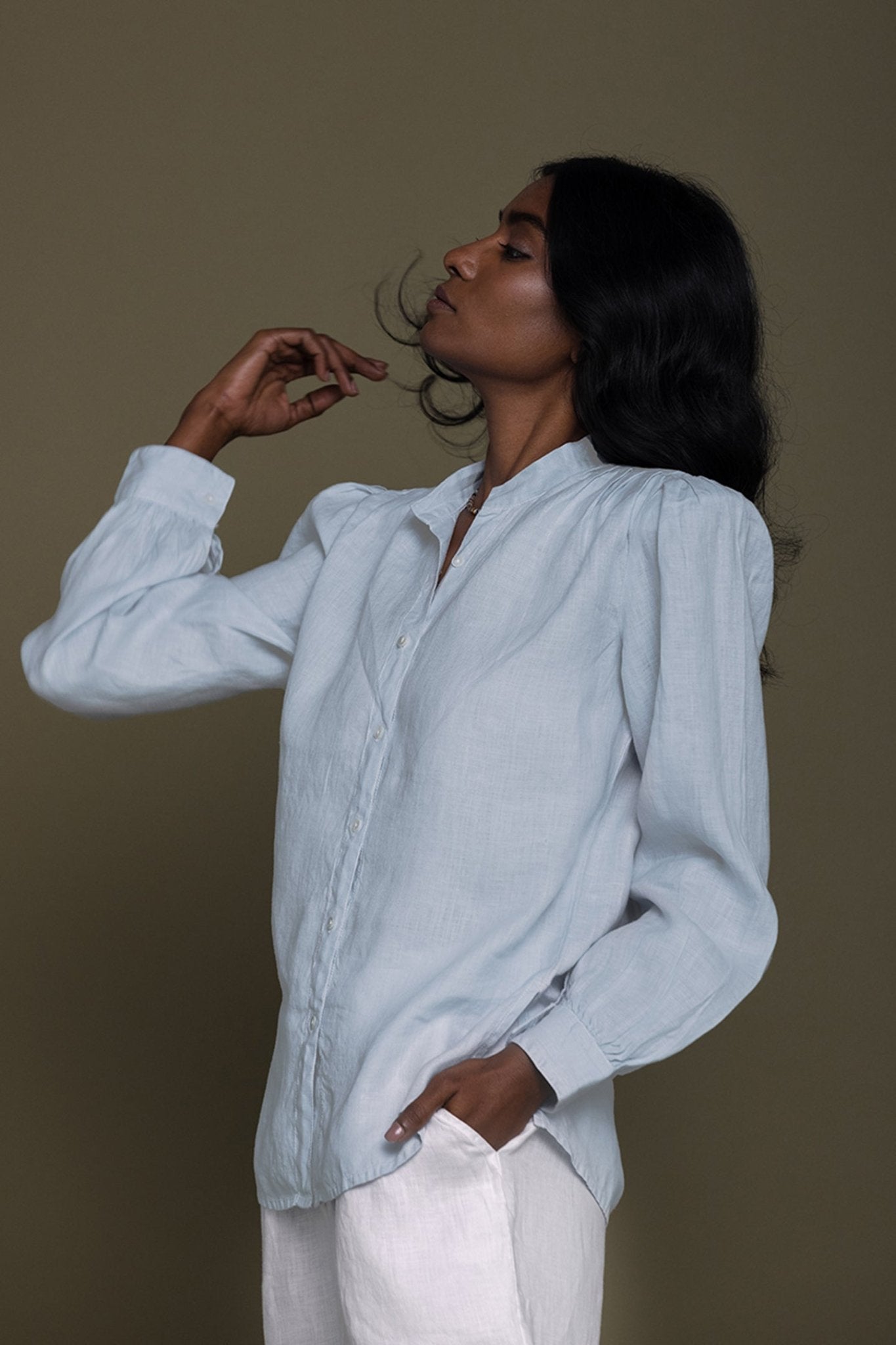 Wild River Shirt in Blue - Eco4life Clothing and Accessories