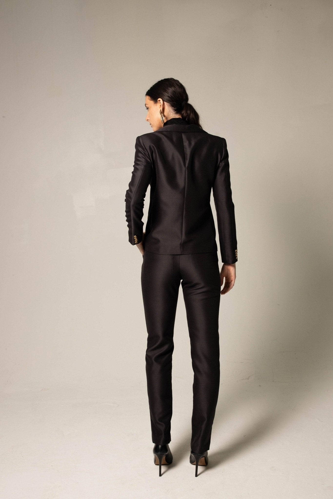 Women's Blazer/Suit in Black - Eco4life Clothing and Accessories