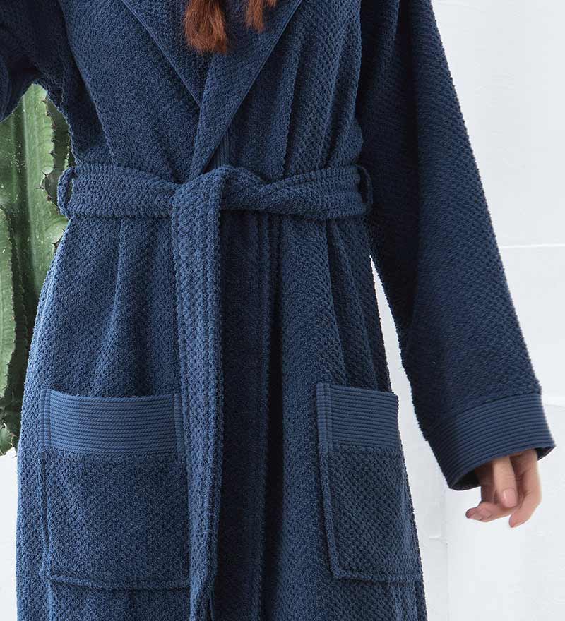 Women's Hooded Turkish Cotton Terry Cloth Robe - Eco4life Clothing and Accessories