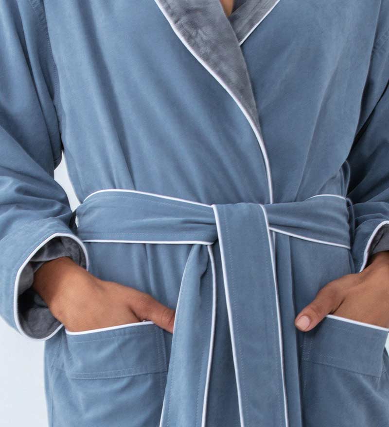 Women's Plush Microfiber Spa Robe - Eco4life Clothing and Accessories