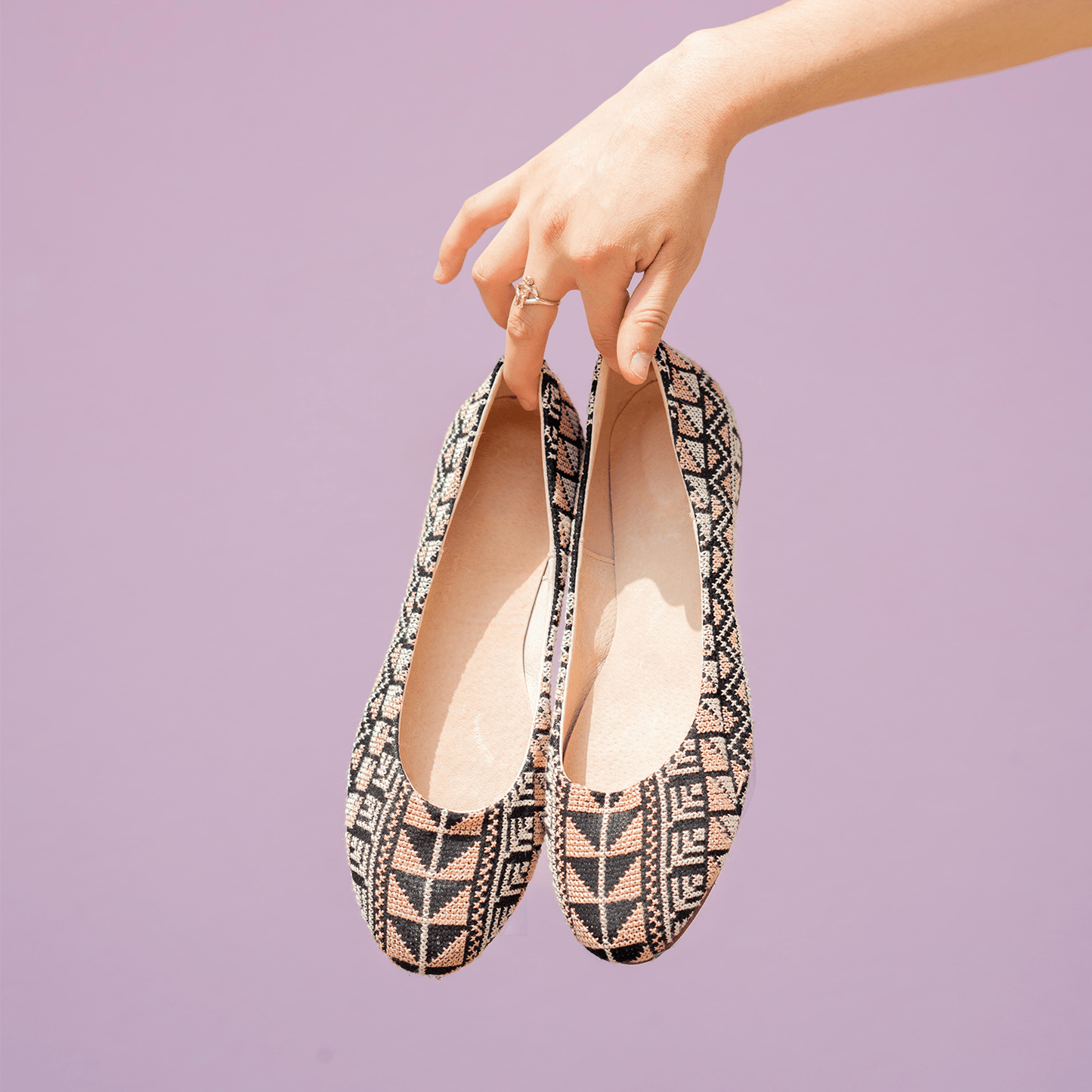Yasmin Flat - Rose Pink - Eco4life Clothing and Accessories