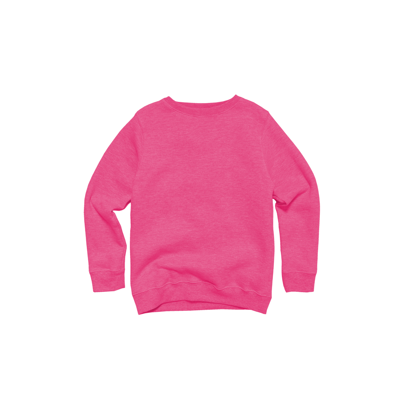 Youth Heathered Fleece Crew - Eco4life Clothing and Accessories
