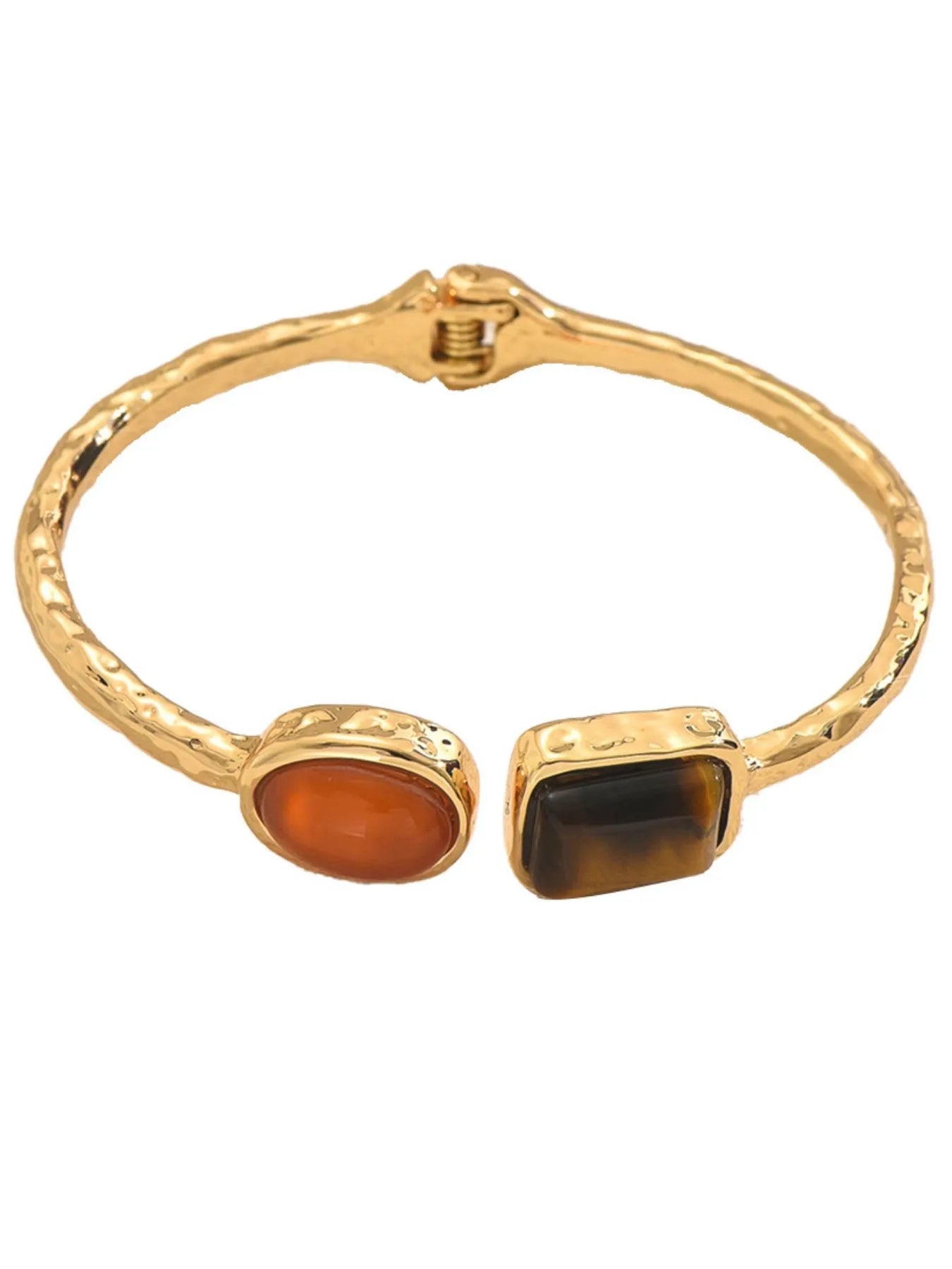 18K Gold - Plated Geometric Open Bracelet - Eco4life Clothing and Accessories