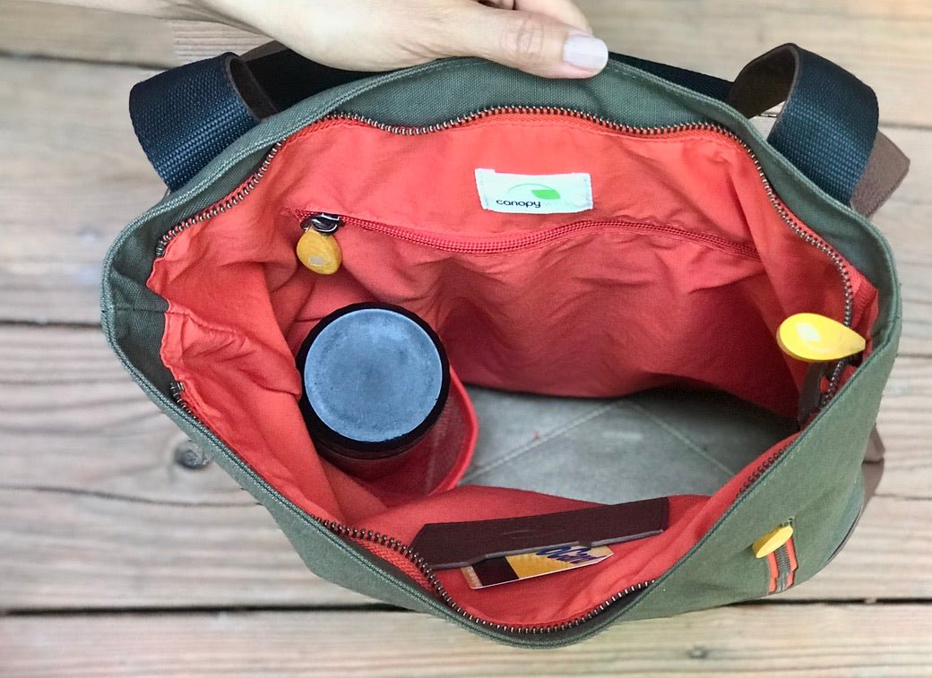 3 - in - 1 tote + backpack + crossbody - the ROCKAWAY - Eco4life Clothing and Accessories