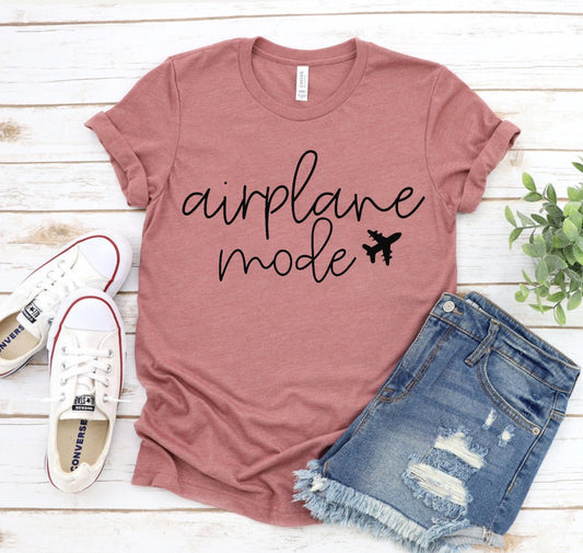 Airplane Mode T-shirt - Eco4life Clothing and Accessories