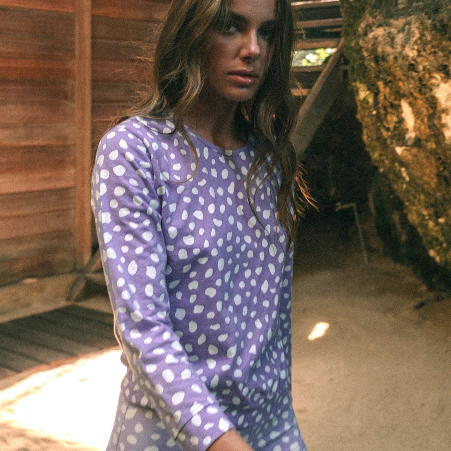 ARNOLDI Organic Cotton Sweatshirt, in Lilac Purple - Eco4life Clothing and Accessories