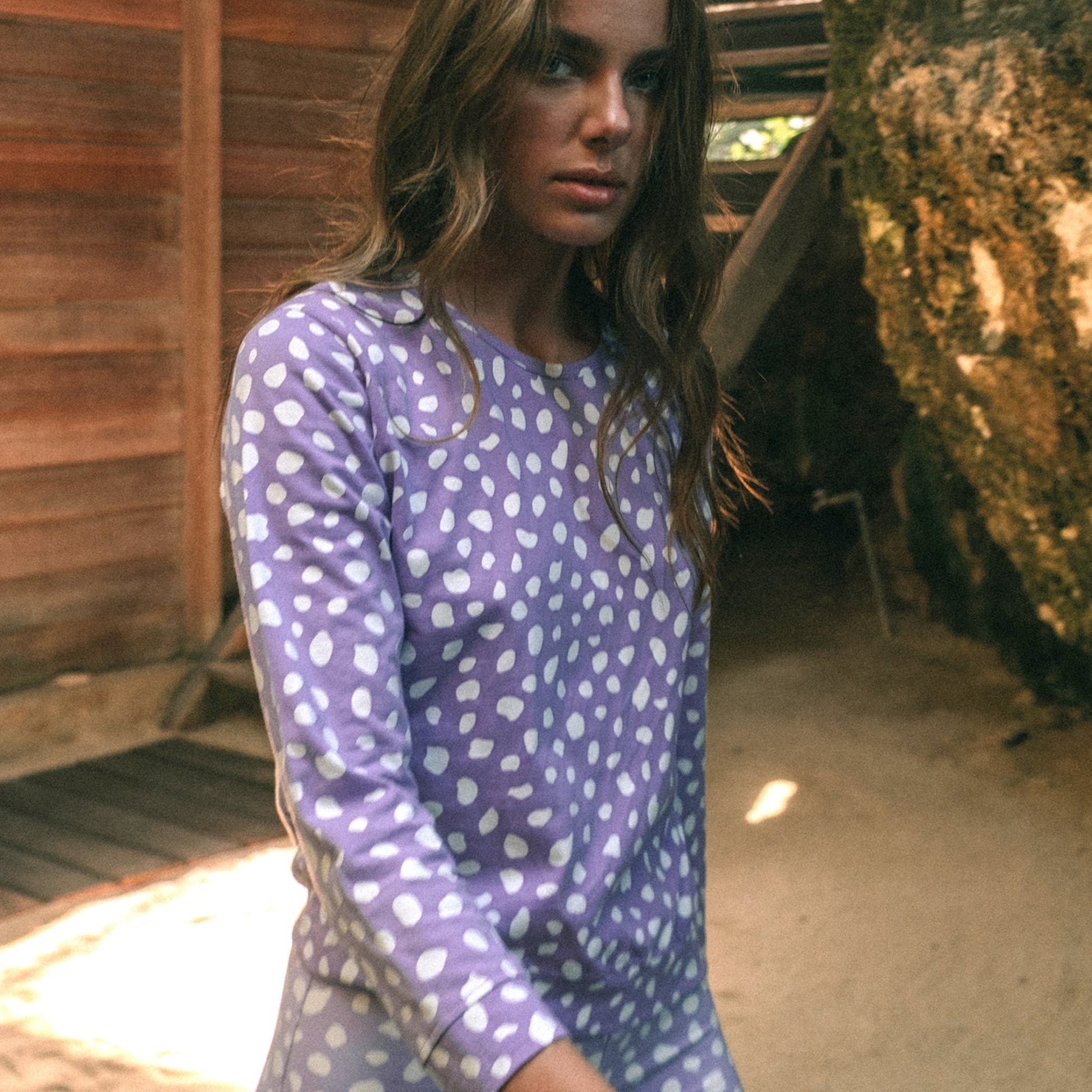 ARNOLDI Organic Cotton Sweatshirt, in Lilac Purple - Eco4life Clothing and Accessories