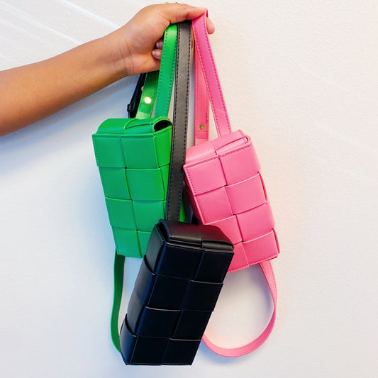 Candy Cube Woven Sling Bag - Eco4life Clothing and Accessories