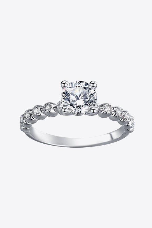 Classic 4 - Prong Moissanite Ring - Eco4life Clothing and Accessories