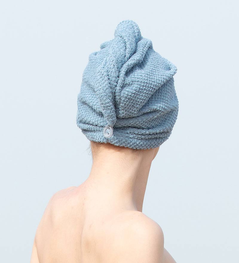 Cotton Hair Drying Towel Wrap - Eco4life Clothing and Accessories
