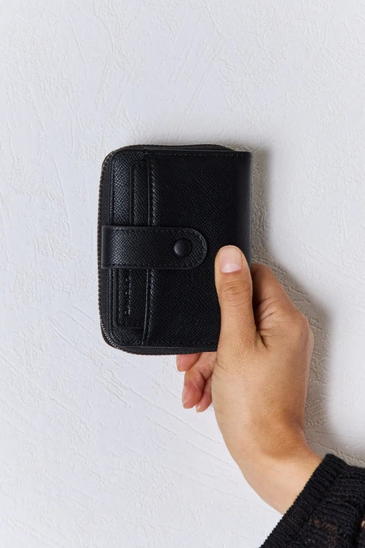 David Jones PU Leather Mini Wallet - Eco4life Clothing and Accessories