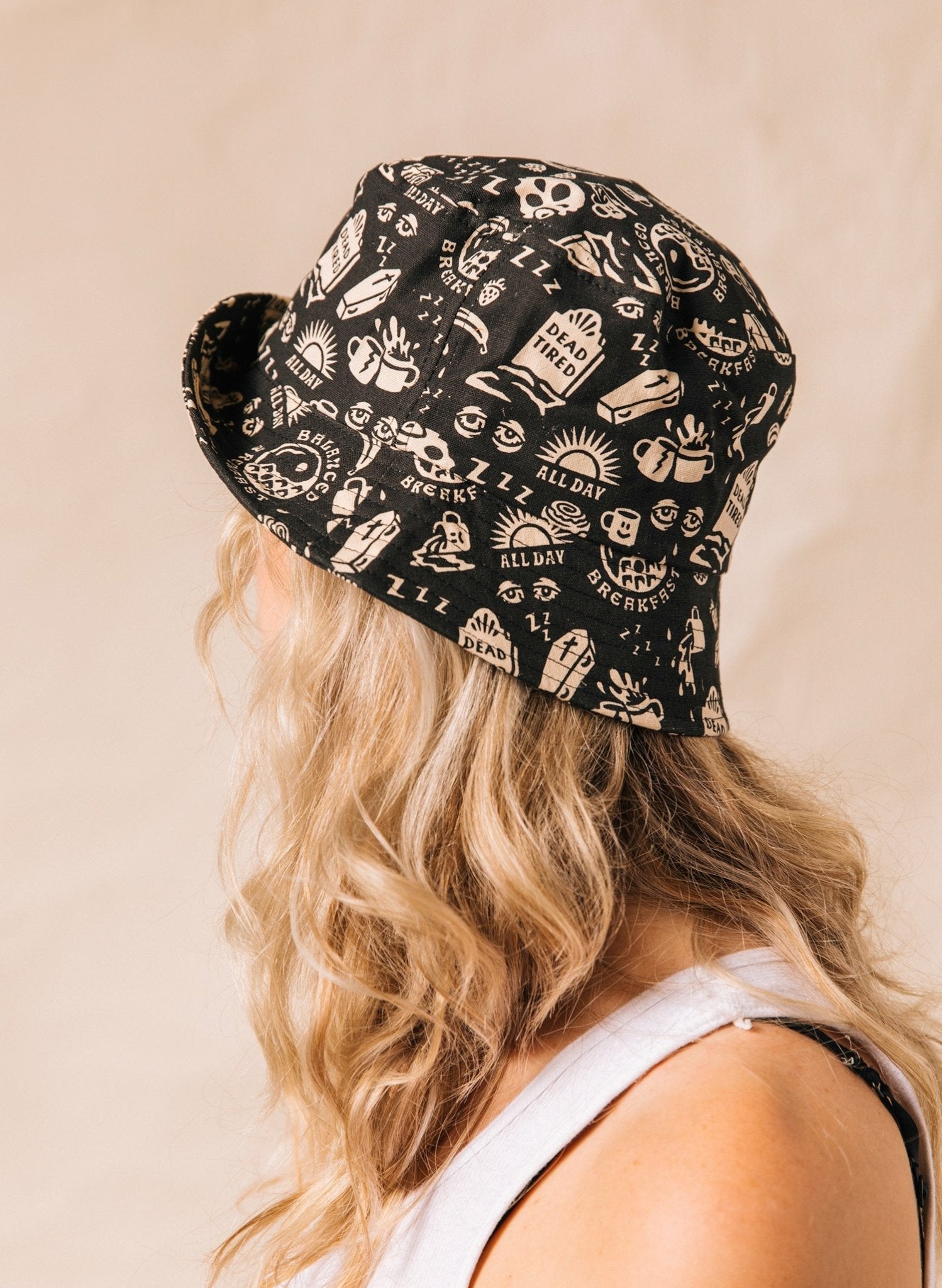 Dead Tired Bucket Hat - Eco4life Clothing and Accessories