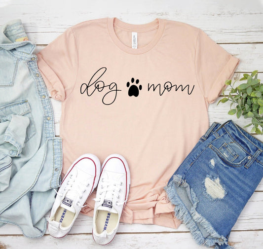 Dog Mom T-shirt - Eco4life Clothing and Accessories