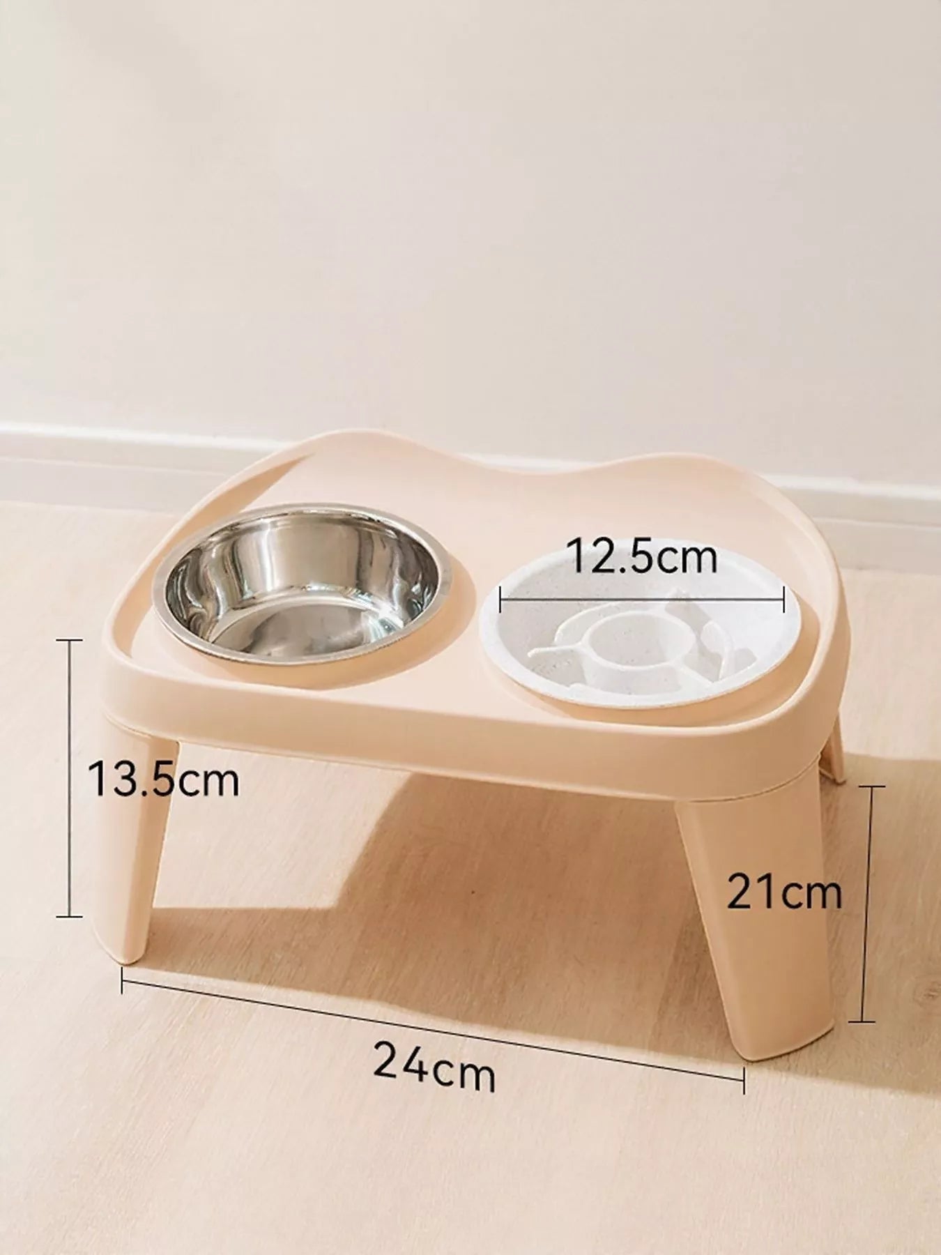 Double Pet Bowls with Stand - Eco4life Clothing and Accessories