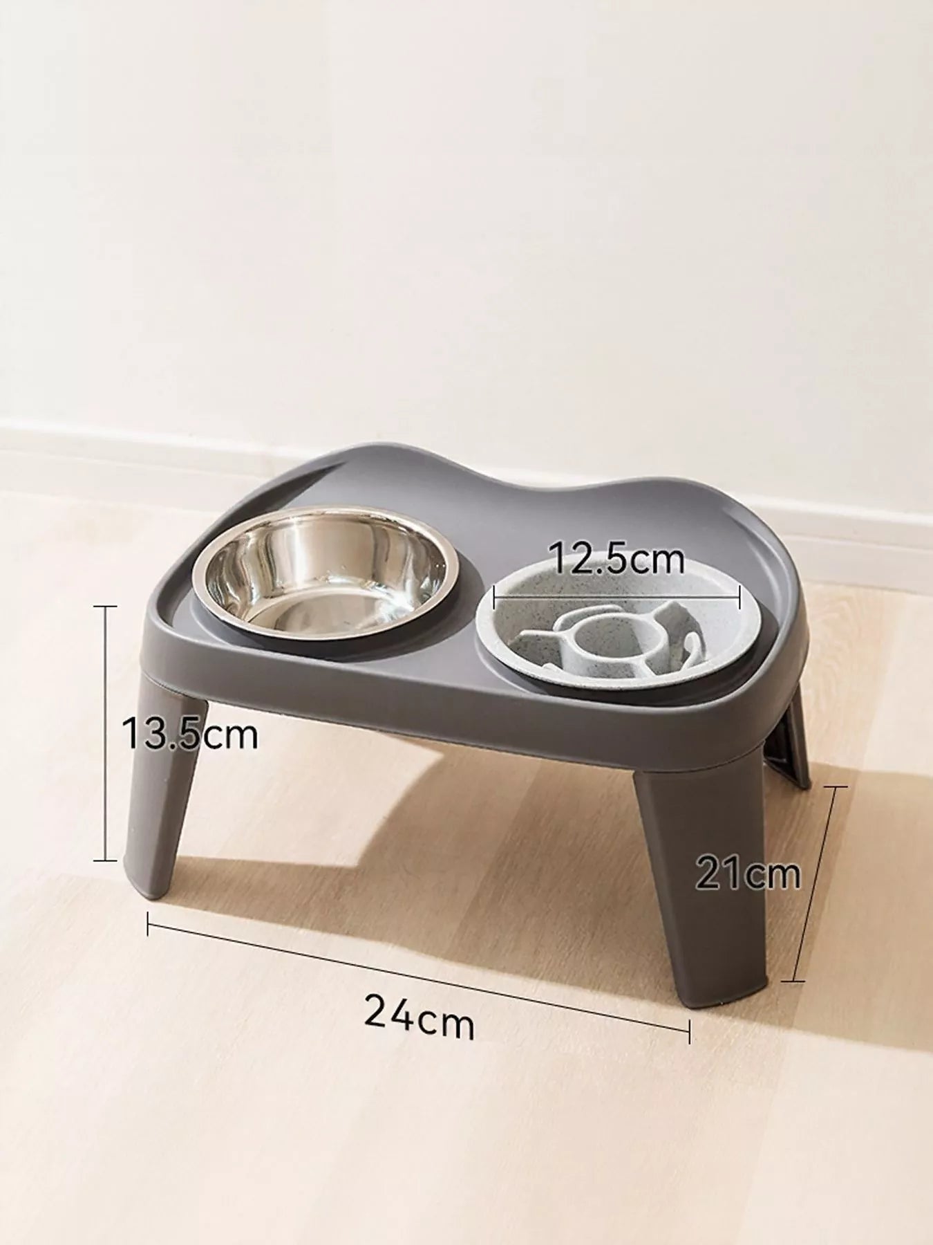 Double Pet Bowls with Stand - Eco4life Clothing and Accessories