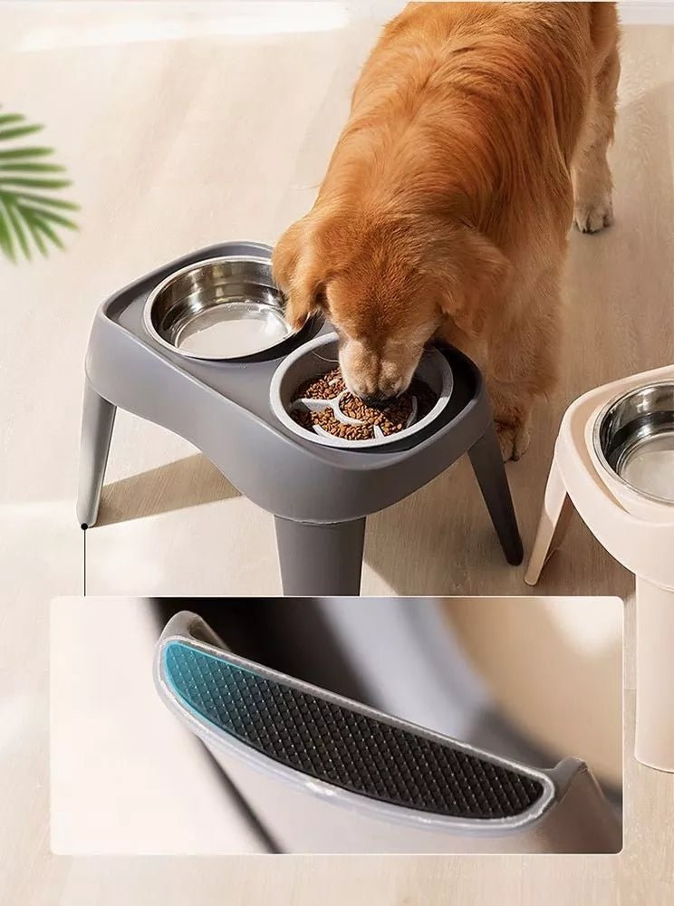 Double Pet Bowls with Stand - Eco4life Clothing and Accessories