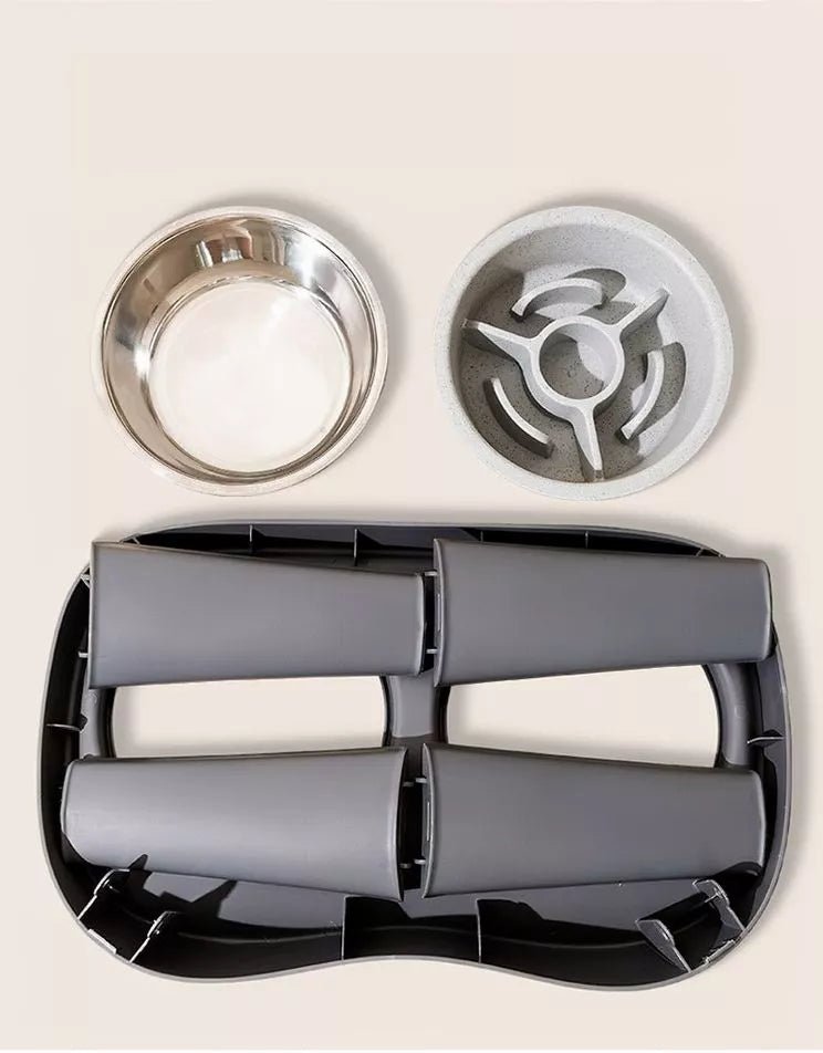 Double Pet Bowls with Stand - Eco4life Clothing and Accessories