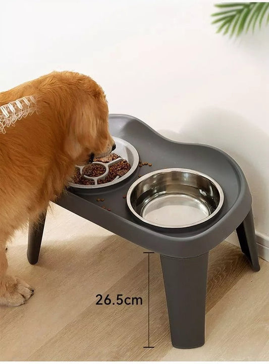 Double Pet Bowls with Stand - Eco4life Clothing and Accessories