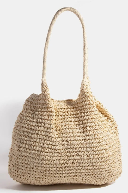 Fame Braided Long Handle Tote Bag - Eco4life Clothing and Accessories