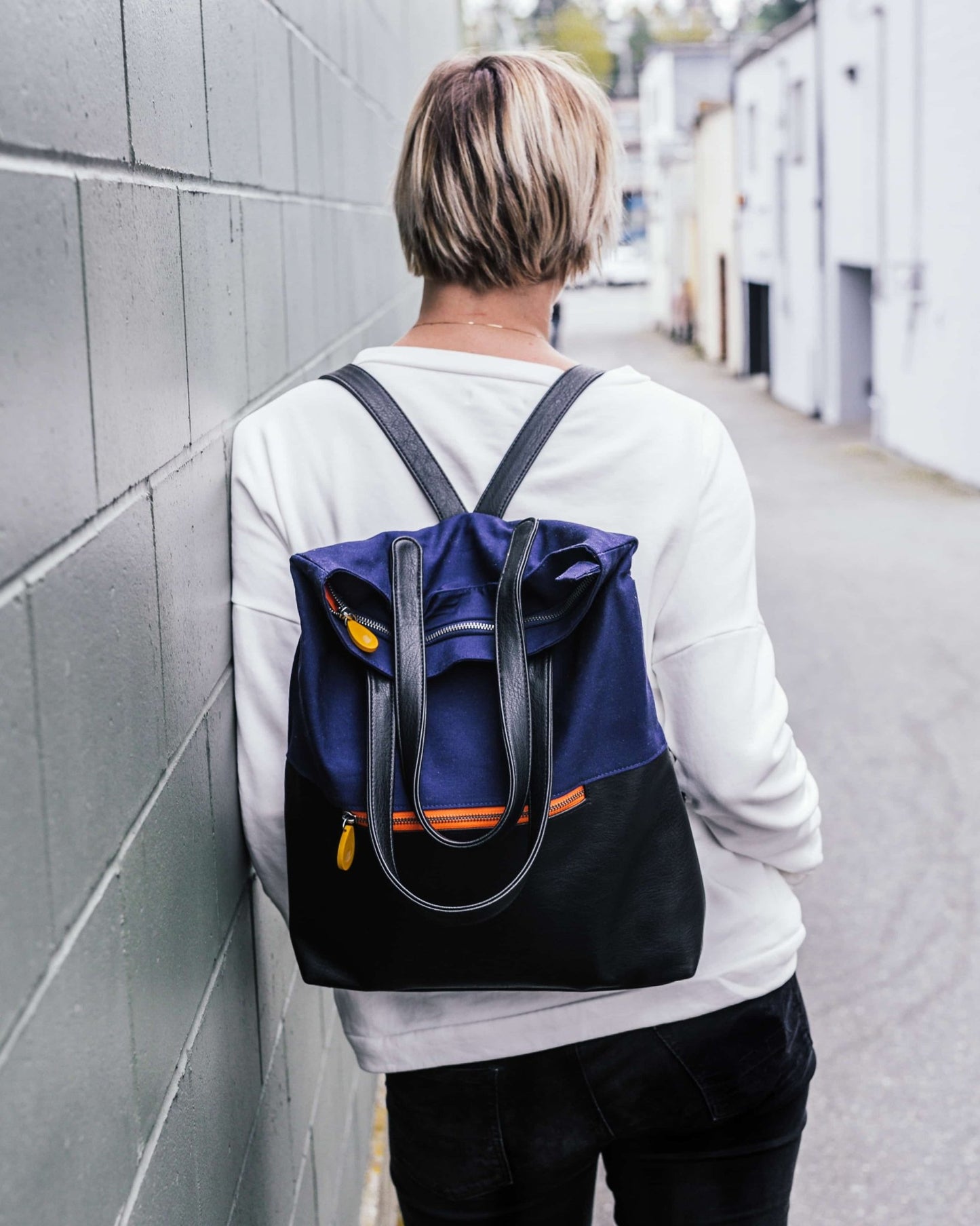 Greenpoint Convertible Backpack Tote with Trolley Sleeve - Eco4life Clothing and Accessories