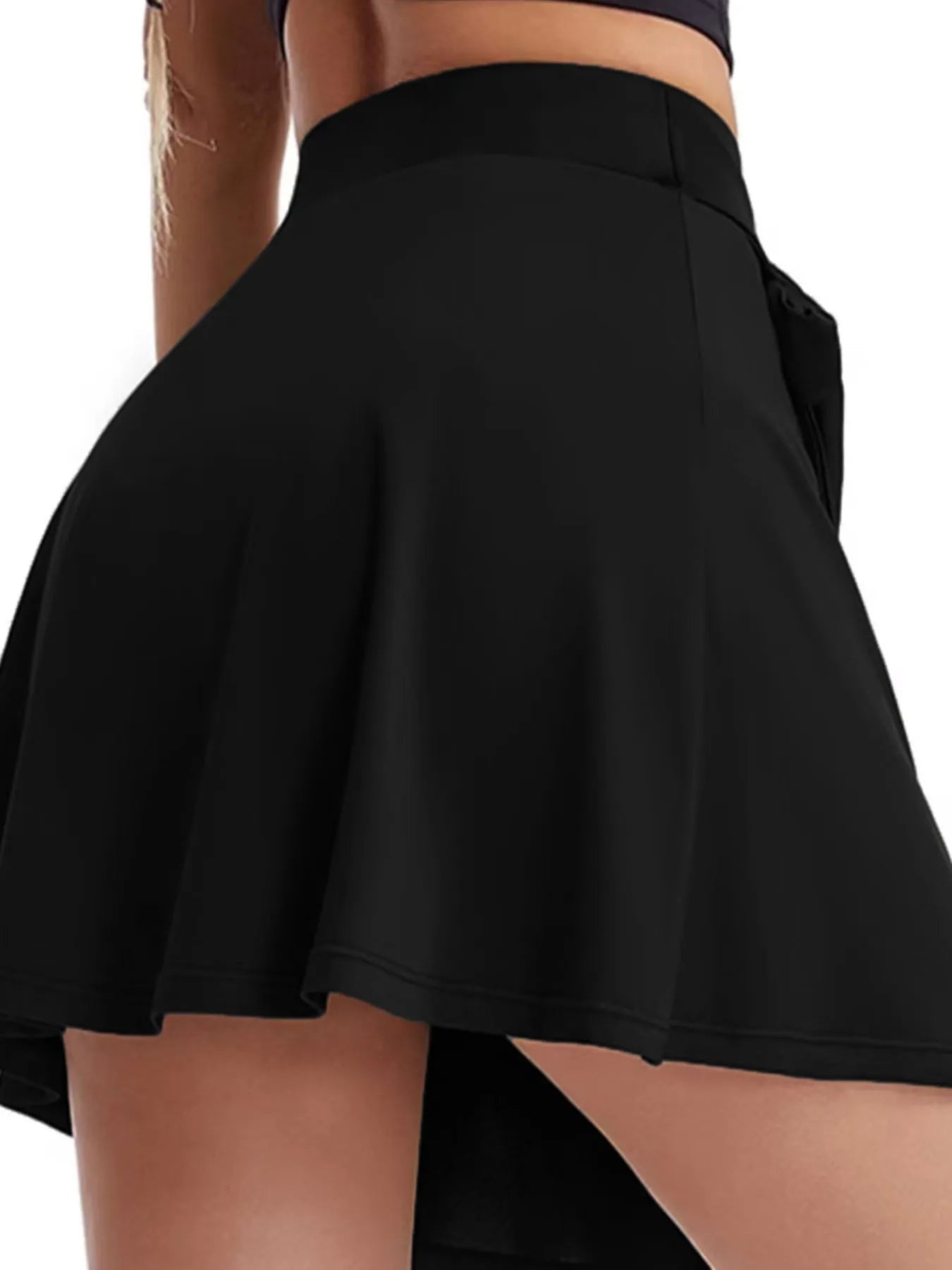 High Waist Active Skirt with Lining - Eco4life Clothing and Accessories