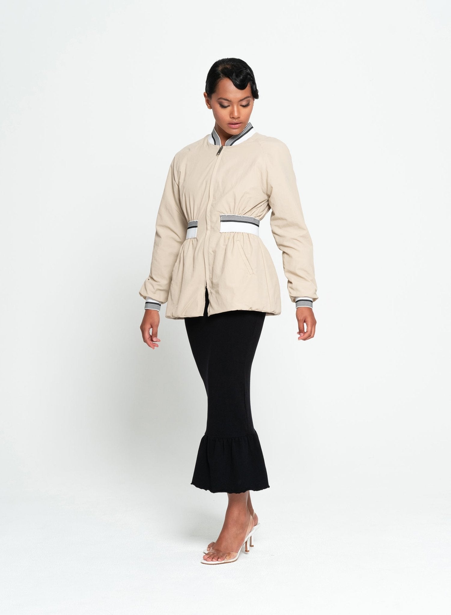 KAMALA Recycled Windbreaker Bomber Jacket - Eco4life Clothing and Accessories