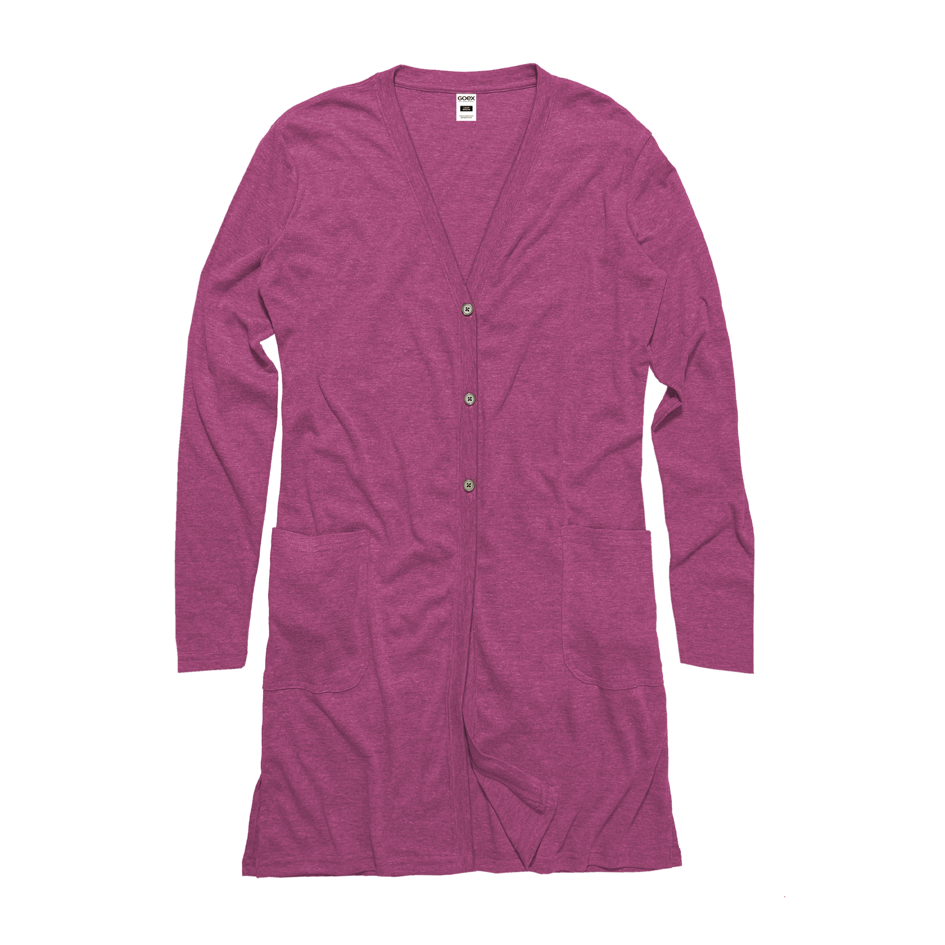 Ladies Eco - Triblend Rib Cardigan - Eco4life Clothing and Accessories