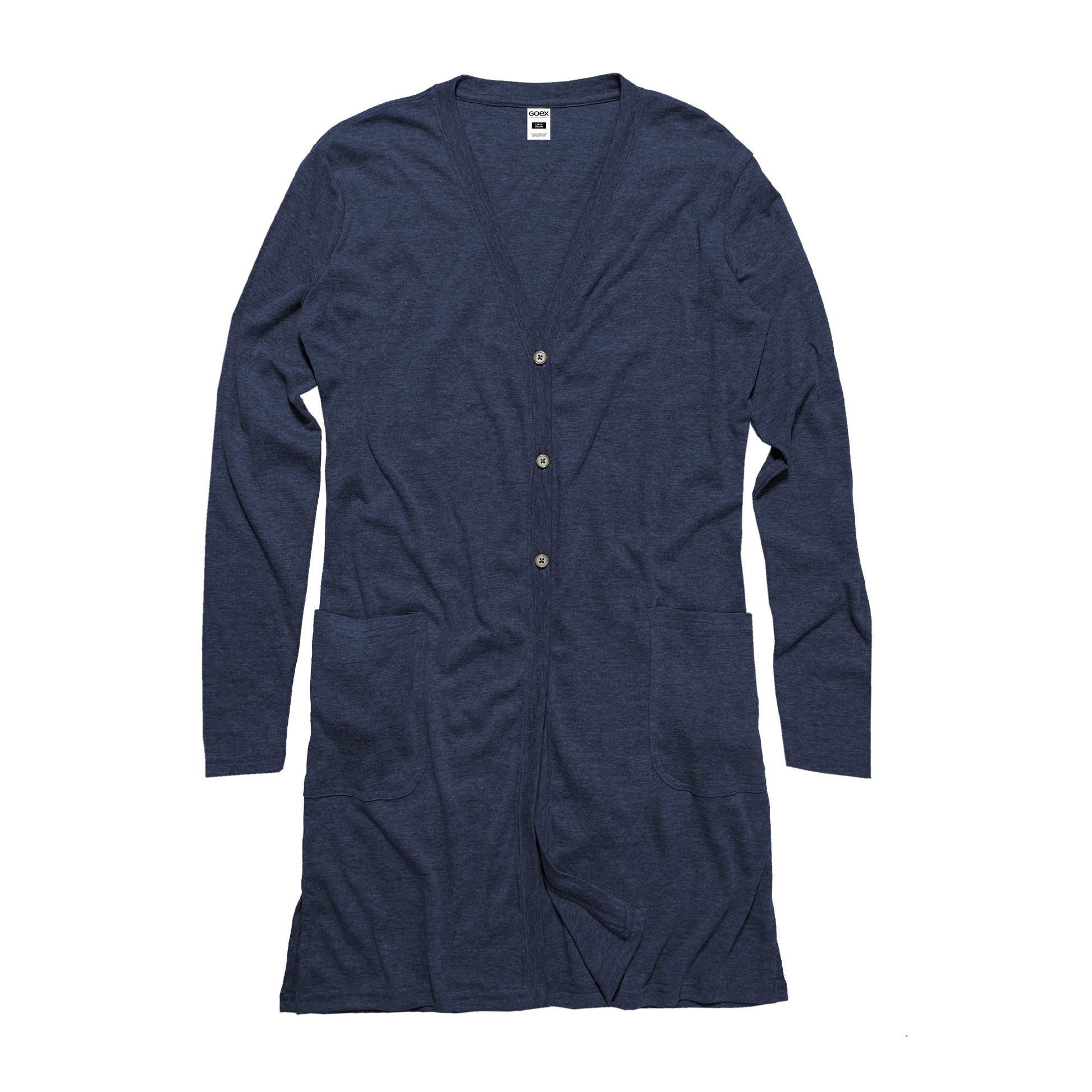 Ladies Eco - Triblend Rib Cardigan - Eco4life Clothing and Accessories
